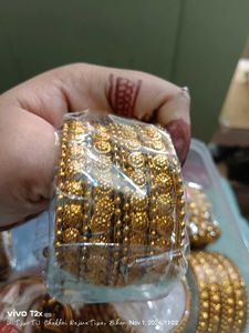 Metalic Golden Bangles