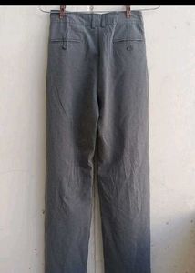 Gray Wide Leg Trousers
