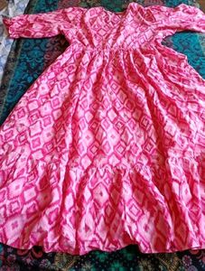 Pink Printed Dress