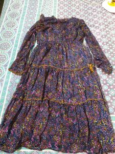 Elegant Floral Midi Dress