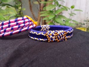 2 Pairs Of Handmade Bangles