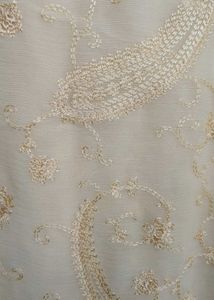 Elegant Yellow Embroidered Saree