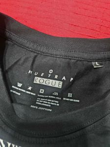 Huetrap ROGUE Black Graphic T-Shirt