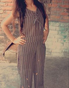 Jumpsuit Grey Colour