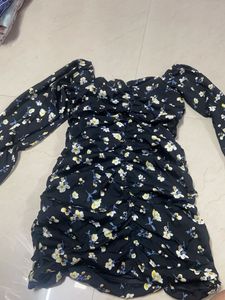 Floral Print Mini Dress