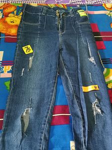 Ripped Denim Jeans