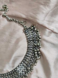Oxidized Silver Necklace