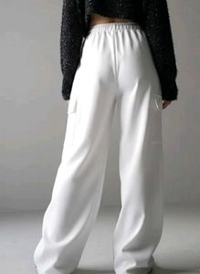 White Cargo Pants