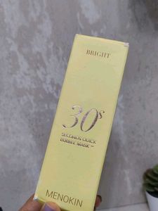 Menokin 30 Second Quick Bubble Mask - Bright