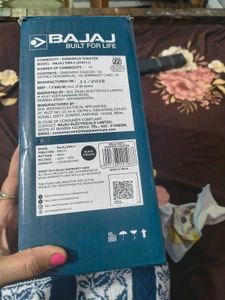 Bajaj SWX 5 Sandwich Toaster unused new no coin av