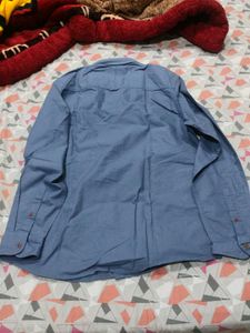 Stylish Blue Full Sleeve Shirt