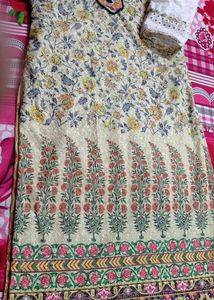Floral Print Kurta