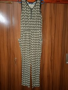Jumpsuit In Black And White Colour For Women