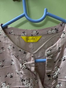 Cute Pink Floral Top