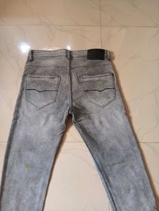 Gray Denim Jeans
