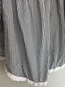 Striped Off-Shoulder Crop Top