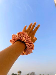 Fluffy Bubblegum Scrunchie