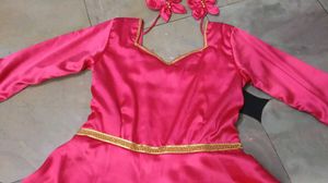 satin anarkali soft
