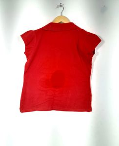 DJ&amp;C Red  T-Shirts(Women&#39;s )
