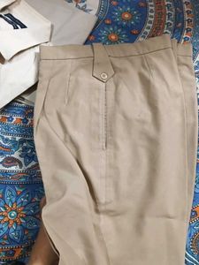 Vintage Tan Button-Down Shirt