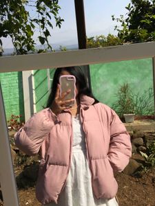 Pink Puffer Jacket
