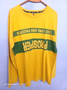 Yellow Men Full T-shirt 👕