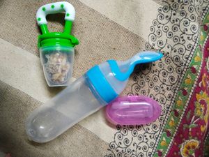 Spoon With Bottle Feeder Brush Combo 3