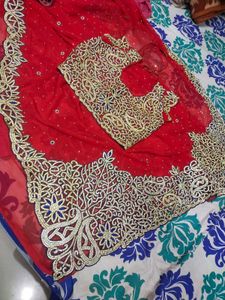 Elegant Red Saree