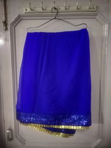 Blue Color Stylish Saree.