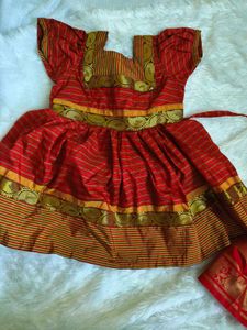 Girls' Ethnic Dresses - Set of 3