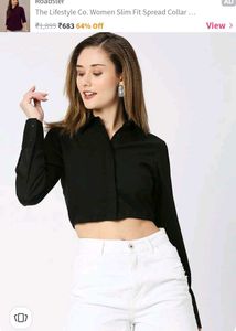 Beautiful Crop Top 34 36 Size