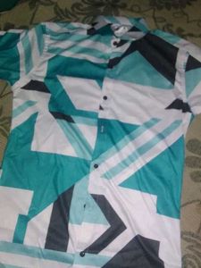 Geometric Patterned Casual Shirt