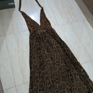 animal print maxi
