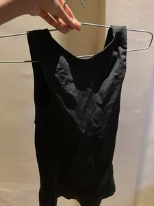 Black Sleeveless Top