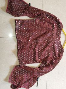 New Shimmering Crop Top