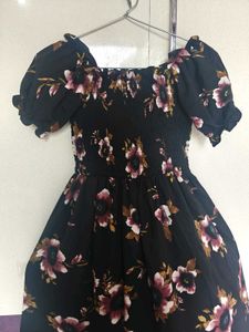 Floral Off-Shoulder Dress