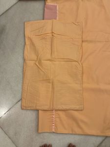 Peach Cotton Bedspread Set –