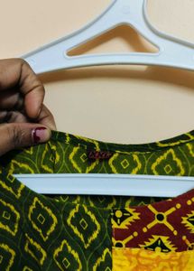 one time used Applique Worked( pure cotton)