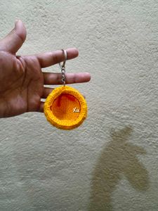 Crochet Luffys Strawhat Keychain / One Piece