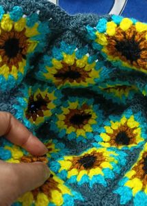 Crochet 🧶 Granny Square Tote Bag