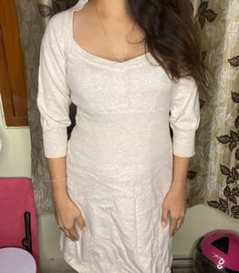 Mango Cream Dress