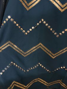 Libas Elegant Peacock Blue Kurta Set