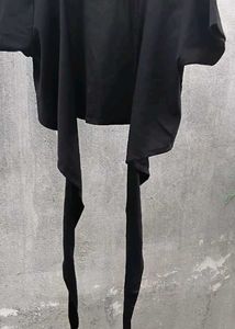 Elegant Black Wrap Top