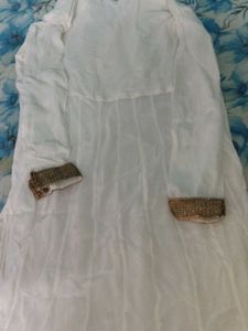 white designer kurti