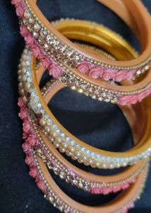 Set of Orange & Pink Bangles