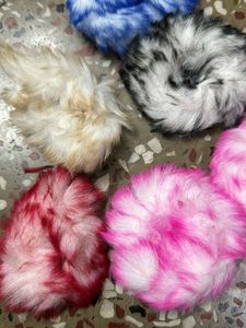 12 Pcs Of fur Rubber Band // Soft And Good Looking