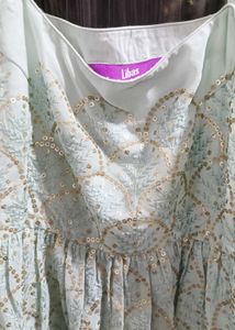 Libas Sequence Kurta Set With Potli