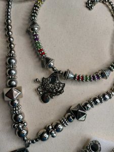 Oxidized Navratri Set