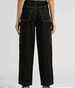 Black Denim Cargo