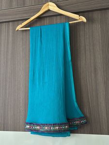 Charismatic Cyan Dupatta